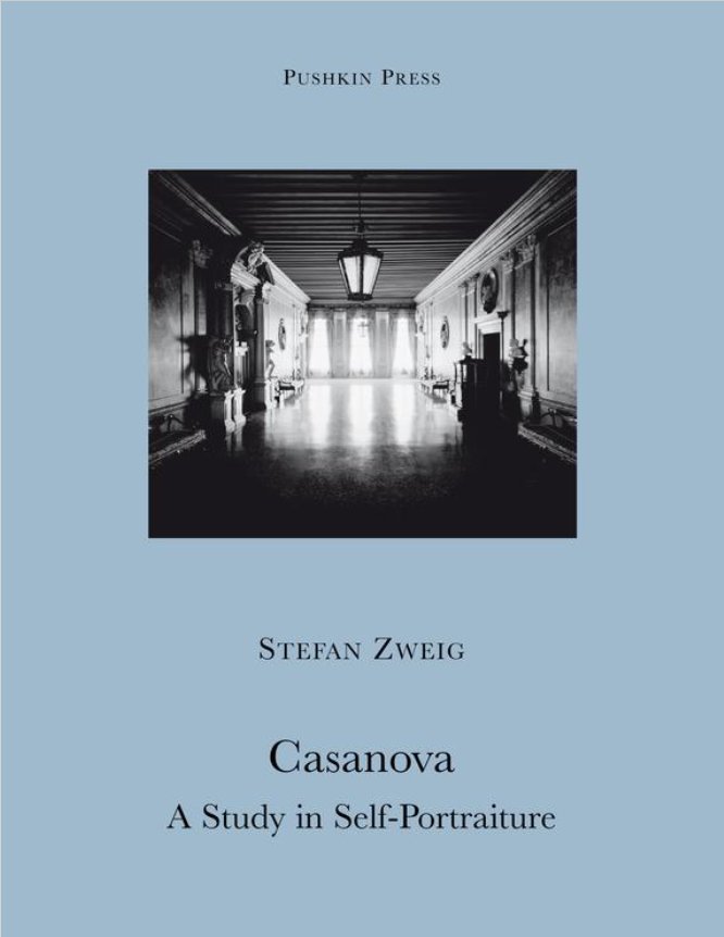 Book cover of Casanova: a study in self-portraiture by Stefan Zweig Book cover of Casanova: a study in self-portraiture by Stefan Zweig